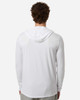 Under Armour 6014164 Men's Team Vanish Hooded Long Sleeve T-Shirt | White/ Pitch Grey