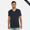 Clearance - Next Level 6440 Men's Premium Fitted Sueded V-Neck Tee | Midnight Navy