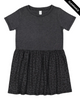Clearance - Rabbit Skins 5333 Toddler Fine Jersey Dress | Vintage Smoke/ Black Leopard