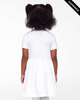 Clearance - Rabbit Skins 5333 Toddler Fine Jersey Dress | White