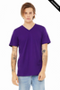 Clearance - Bella+Canvas 3005 Unisex Jersey V-Neck Short Sleeve Tee | Team Purple