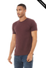 Clearance - Bella+Canvas 3413 Tri-Blend Short Sleeve | Maroon Triblend