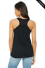 Clearance - Bella+Canvas 8800 Flowy Racerback Tank Top | Black