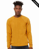 Clearance - Bella+Canvas 3901 Sponge Fleece Mock Neck Sweatshirt | Heather Mustard
