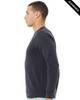 Clearance - Bella+Canvas 3901 Sponge Fleece Mock Neck Sweatshirt | Heather Navy