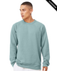 Clearance - Bella+Canvas 3901 Sponge Fleece Mock Neck Sweatshirt | Heather Blue Lagoon