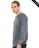 Clearance - Bella+Canvas 3901 Sponge Fleece Mock Neck Sweatshirt | Grey Acid Fleece