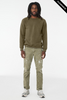 Clearance - Bella+Canvas 3901 Sponge Fleece Mock Neck Sweatshirt | Heather Olive