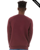 Clearance - Bella+Canvas 3901 Sponge Fleece Mock Neck Sweatshirt | Maroon