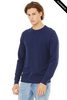 Clearance - Bella+Canvas 3901 Sponge Fleece Mock Neck Sweatshirt | Navy Triblend