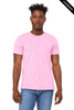 Clearance - Bella+Canvas 3001CVC Jersey Short Sleeve Tee | Heather Bubble Gum