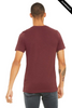 Clearance - Bella+Canvas 3001CVC Jersey Short Sleeve Tee | Heather Cardinal