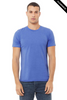 Clearance - Bella+Canvas 3001CVC Jersey Short Sleeve Tee | Heather Columbia Blue