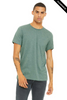 Clearance - Bella+Canvas 3001CVC Jersey Short Sleeve Tee | Heather Dusty Blue