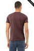 Clearance - Bella+Canvas 3001CVC Jersey Short Sleeve Tee | Heather Maroon