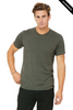 Clearance - Bella+Canvas 3001CVC Jersey Short Sleeve Tee | Heather Military Green