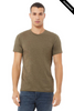 Clearance - Bella+Canvas 3001CVC Jersey Short Sleeve Tee | Heather Olive