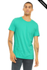 Clearance - Bella+Canvas 3001CVC Jersey Short Sleeve Tee | Heather Sea Green
