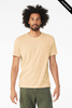 Clearance - Bella+Canvas 3001CVC Jersey Short Sleeve Tee | Heather Soft Cream