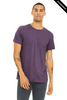 Clearance - Bella+Canvas 3001CVC Jersey Short Sleeve Tee | Heather Team Purple