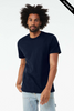 Clearance - Bella+Canvas 3001CVC Jersey Short Sleeve Tee | Solid Navy Blend