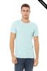 Clearance - Bella+Canvas 3001CVC Jersey Short Sleeve Tee | Heather Prism Ice Blue