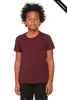 Clearance - Bella+Canvas 3001Y Youth Jersey Short Sleeve Tee | Maroon
