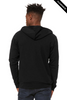 Clearance - Bella+Canvas 3739  Unisex Sponge Fleece Full-Zip Hoodie | Black Heather