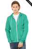 Clearance - Bella+Canvas 3739  Unisex Sponge Fleece Full-Zip Hoodie | Teal
