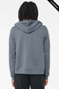 Clearance - Bella+Canvas 3739  Unisex Sponge Fleece Full-Zip Hoodie | Steel Blue