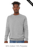 Clearance - Bella+Canvas 3945 Unisex Sponge Fleece Drop Shoulder Crewneck Sweatshirt | Athletic Heather