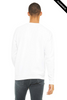 Clearance - Bella+Canvas 3945 Unisex Sponge Fleece Drop Shoulder Crewneck Sweatshirt | White