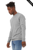 Clearance - Bella+Canvas 3945 Unisex Sponge Fleece Drop Shoulder Crewneck Sweatshirt | Athletic Heather