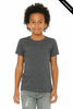Clearance - Bella+Canvas 3001YCVC Youth Jersey Short Sleeve Tee | Dark Grey Heather