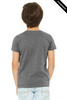 Clearance - Bella+Canvas 3001YCVC Youth Jersey Short Sleeve Tee | Deep Heather