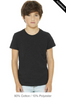 Clearance - Bella+Canvas 3001YCVC Youth Jersey Short Sleeve Tee | Black Heather