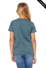 Clearance - Bella+Canvas 3001YCVC Youth Jersey Short Sleeve Tee | Heather Deep Teal