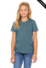 Clearance - Bella+Canvas 3001YCVC Youth Jersey Short Sleeve Tee | Heather Deep Teal