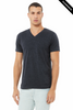 Clearance - Bella+Canvas 3005CVC Unisex Heather CVC V-Neck Short Sleeve Tee | Heather Navy