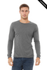 Clearance - Bella+Canvas 3501CVC Unisex Heather CVC Long Sleeve Tee | Deep Heather