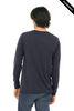Clearance - Bella+Canvas 3501CVC Unisex Heather CVC Long Sleeve Tee | Heather Navy