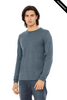Clearance - Bella+Canvas 3501CVC Unisex Heather CVC Long Sleeve Tee | Heather Slate