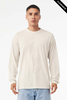 Clearance - BELLA + CANVAS 3513 Unisex Triblend Long Sleeve Tee  | Oatmeal Triblend