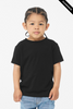 Clearance - Bella+Canvas 3413T Toddler Tri-Blend Short Sleeve Tee | Solid Black Triblend