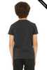 Clearance - 3413Y BELLA + CANVAS Youth Triblend Tee | Charcoal Black Triblend