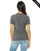 Clearance - BELLA + CANVAS 6400CVC Women’s Relaxed Fit Heather CVC Tee | Deep Heather