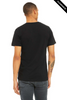 Clearance - Bella+Canvas 3415 Unisex V-Neck Tri-Blend T-Shirt | Solid Black Triblend