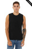 Clearance - Bella+Canvas 3483 Unisex Jersey Muscle Tank Top | Black