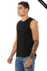 Clearance - Bella+Canvas 3483 Unisex Jersey Muscle Tank Top | Black