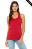 Clearance - Bella+Canvas 6008 Women's Jersey Racerback Tank Top | Red
